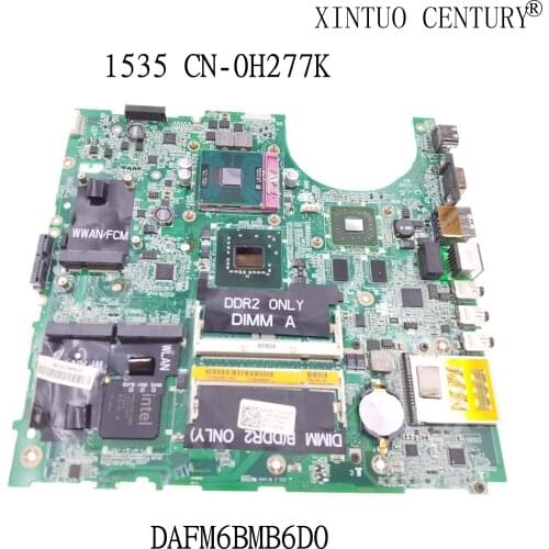 CN-0H277K 0H277K H277K Free shipping For 1535 Laptop Motherboard DAFM6BMB6D0 DDR2 100% full Tested