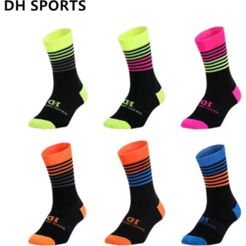 DH SPORTS Outdoor Sport Socks Mountain Bike Sock Men Women Quality Professional Racing Cycling Socks Breathable Road Bicycle