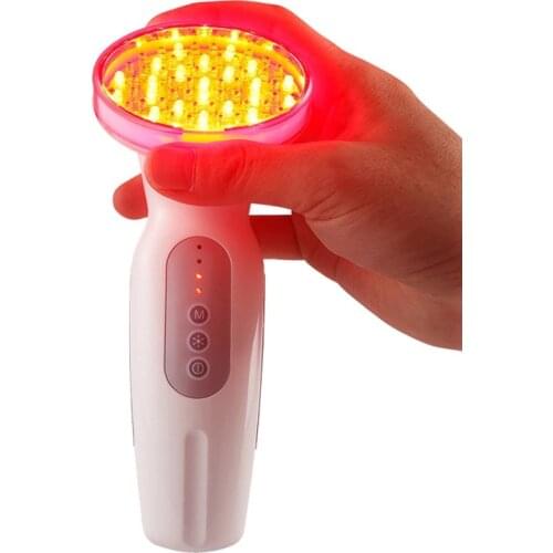 Home Use Beauty Salon Red Blue Yellow LED Light Acne Wrinkles Spots Remove Photon Rejuvenation Facial Beauty Anti-Aging Device