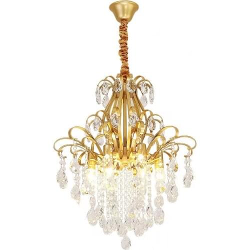 Pendant Lamp European Style Crystal Chandelier Modern Crystal Pendant Light Bedroom Light Dining Room Living Room Restaurant