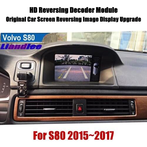 HD Reverse Parking Camera For Volvo S80 2015-2017 Rear View Rearview Backup CAM Decoder Accessories Alarm System