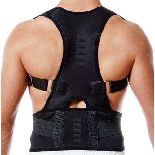 Posture Corrector Magnetic Therapy Brace Shoulder Back Support Belt for Men Women Braces & Supports Belt Shoulder Posture