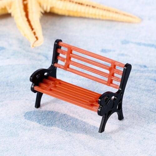 Micro World Park Bench Seat Moss Bottle Micro Landscape Ecology Accessories Perfect For Any Miniature Garden