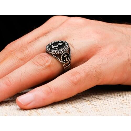 Silva 925 Sterling Silver Ring for Men S925 silver fashion Jewelry Gift Mens Rings All sizes