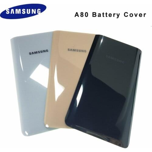 Original Samsung A80 A 80 Back Battery Cover Door Rear Housing Cover Replacement Case For Galaxy A80 A805 SM-A8050 Repair Parts