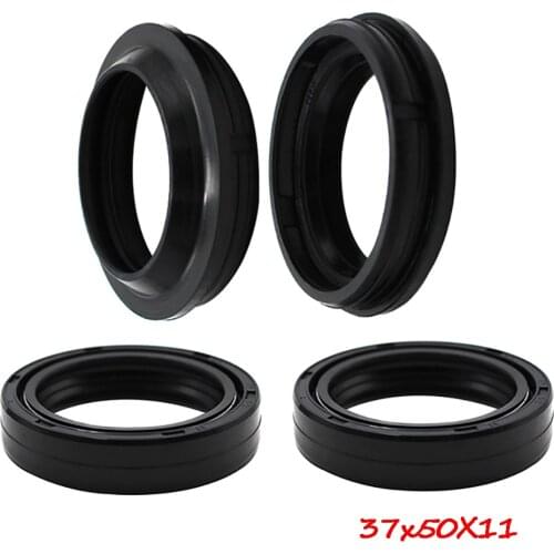 Motor 37x50x11mm Front Fork Damper Oil Seal Dust Seal Shock Absorber For CBR250 MC19 MC22 VT250 Spada XR250R VF500 CBR600 CB750F