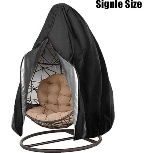 Portable Outdoor Swing Cover Waterproof UV Resistance Garden Hanging Chair Cover Universal for Furniture can CSV