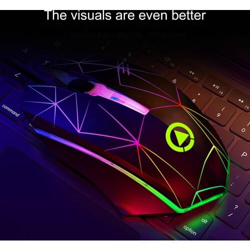 Silver Eagle G6 Wired USB Mouse Illuminated Mouse Peripheral Gaming Mouse Ergonomic Gaming Mice For PC / Laptop