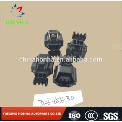 Free shipping 50/100pcs 3pin auto waterproof for air conditioning pressure switch harness plug 7223-6536-30