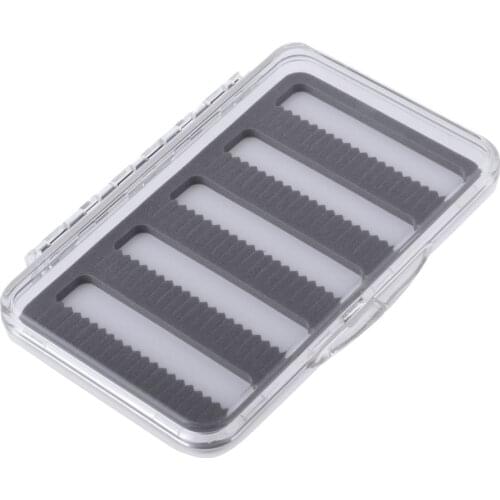 Super Slim Fly Fishing Box Foam Insert Magnetic Component Fly Case Plastic Fly Fishing Box