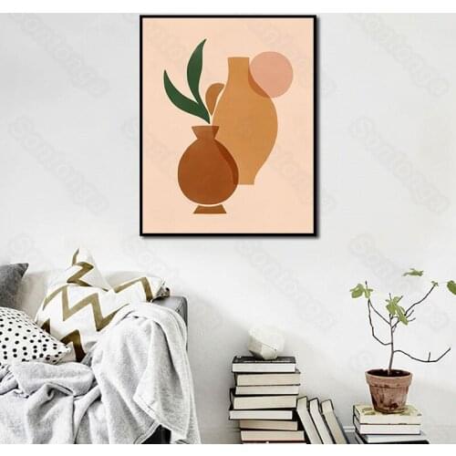 Still Life Painting Vase Simple Light Luxury Modern Nordic Decorative Painting Porch Living Room Corridor Study Room Hotel