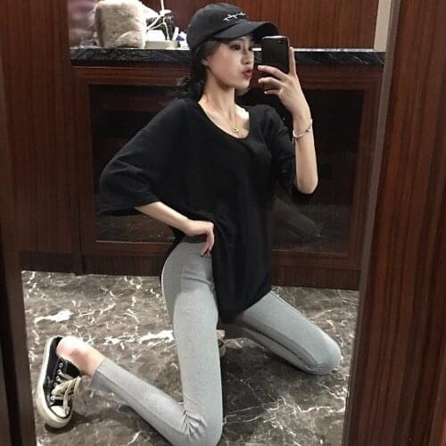 Женские однотонные футболки Yeechop China At AliExpress