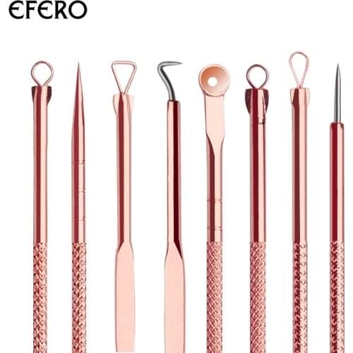 Acne Blackhead Removal Needles Clip Pimple Acne Extractor Black Head Pore Cleaner Deep Cleansing Woman Beauty Face Care Tool