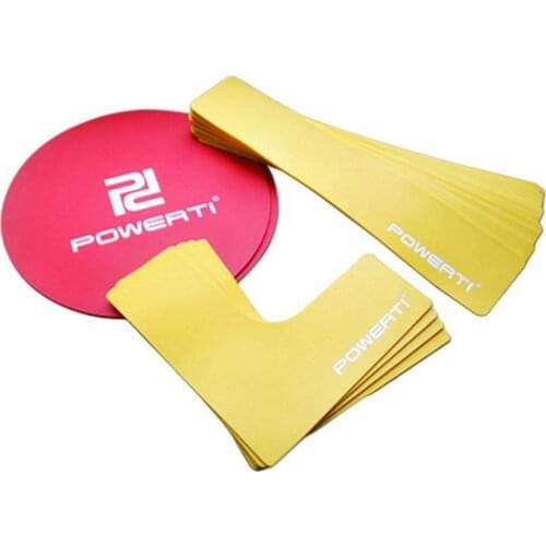 18PCS/SET Tennis Ground Court Marker Line PVC Sticker Logo Basketball Football Badminton Court Line Ground Non-slip Signal Label