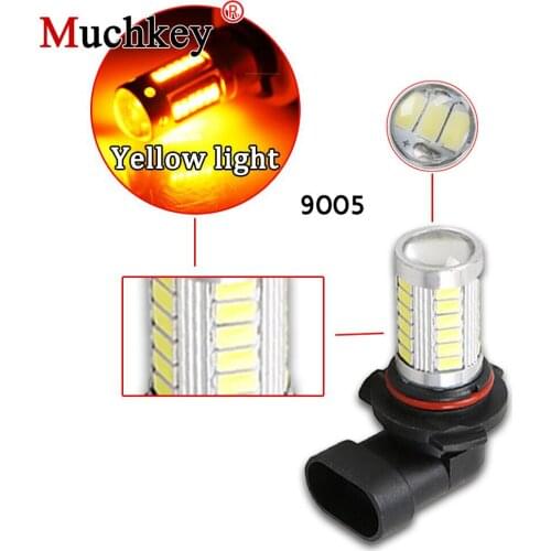 2pcs 9005 HB3 LED 14W 1000LM Still Bright Flash Fog Bulbs Driving DRL Light len Bulb Car Lamp Headlight 6000K Car Accessories
