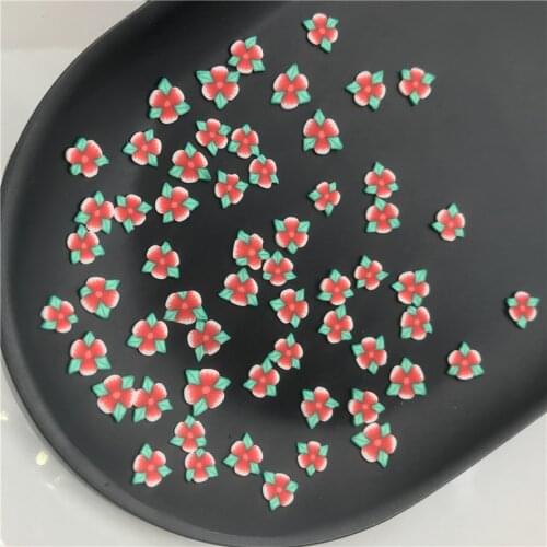 50g Flower Polymer Clay Sprinkle For Kids Diy,Soft Clay For Craft Clay/Nail Art/Scrapbook Decoration DIY,Filler