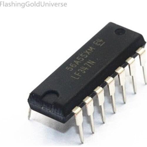 Free shipping 50pcs LF347N LF347 DIP14 New original