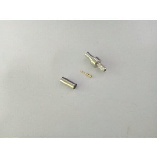 500PCS sales crimp crc9 male connector for g316 rg174 lmr100 coaxial cable Selling