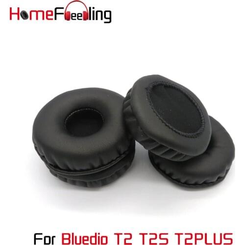 Homefeeling Ear Pads For Bluedio T2 T2S T2PLUS Earpads Round Universal Leahter Repalcement Parts Ear Cushions
