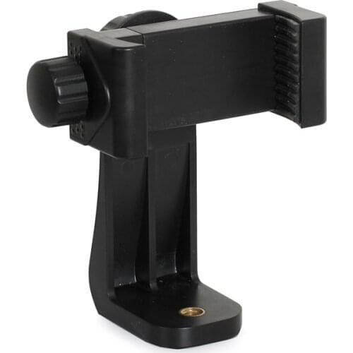 Portable 360 Degree Rotation Tripod Mount Holder Adapter Phone Stand Bracket Clip Vertical Adjustable Holder for Smartphone