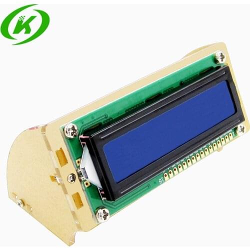 HAILANGNIAO LCD 1602 5V 1602 LCD display LCD1602 shell case holder (with 1602 LCD)