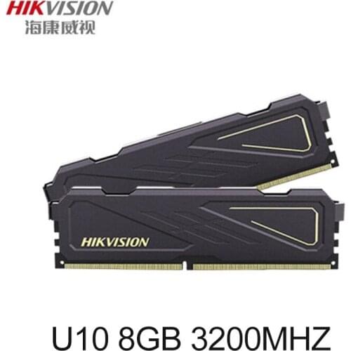 Hikvision Original DDR4 RAM U10 8GB 16GB 3200MHz 1.35V CL16 desktop computer memory - black