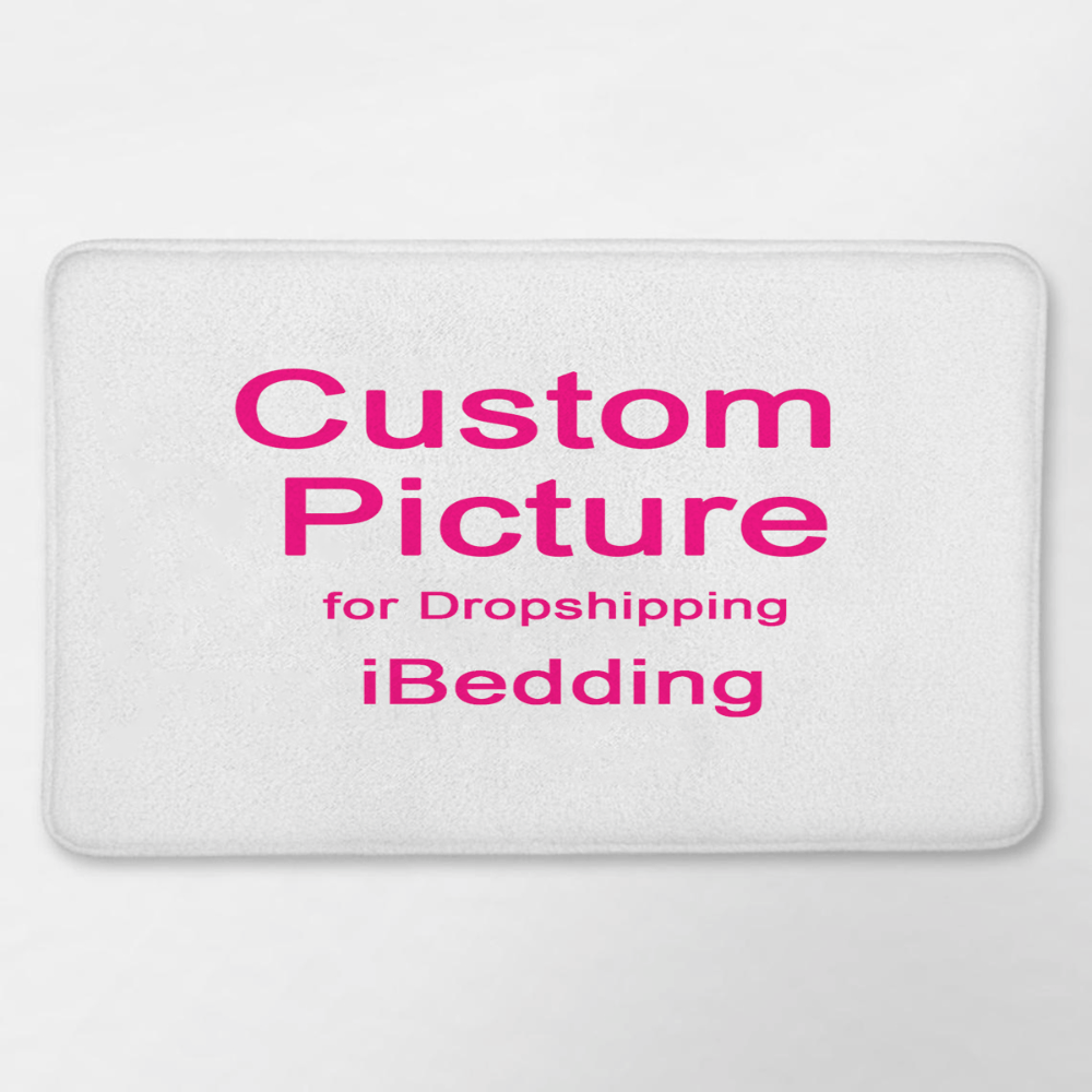 iBedding Bathroom Rugs