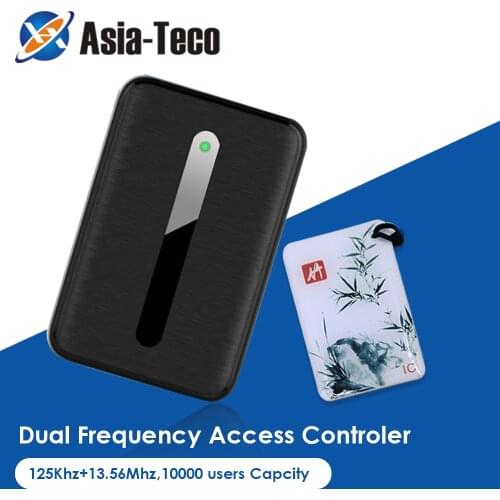 IP68 Waterproof RFID Card Reader access controler 125KHz 13.56MHz card Dual frequency Access Control Card Reader 10000 Users