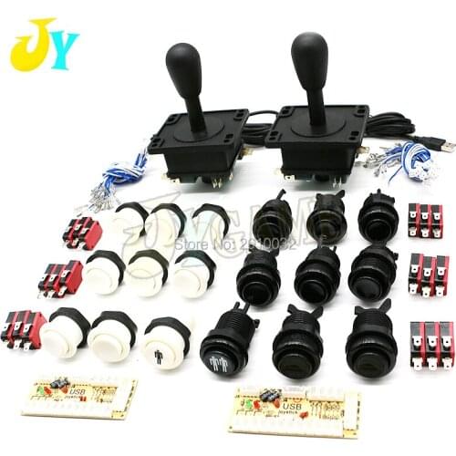Classic Arcade Game DIY Parts Mame USB Cabinet Zero Delay USB Encoder HAPP Style Arcade Joystick and Push Button Start Button