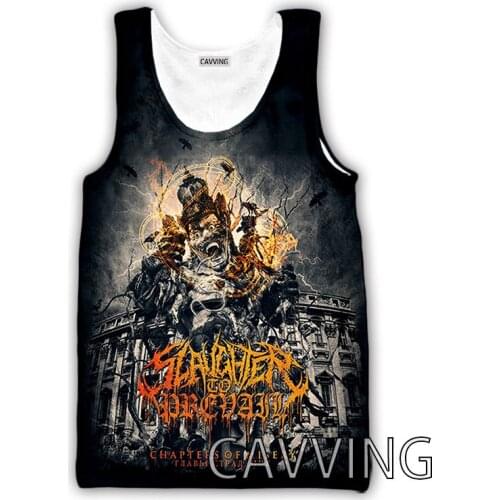 CAVVING 3D Printed Slaughter To Prevail Tank Tops Harajuku Vest Summer Undershirt Shirts Streetwear for Men/women
