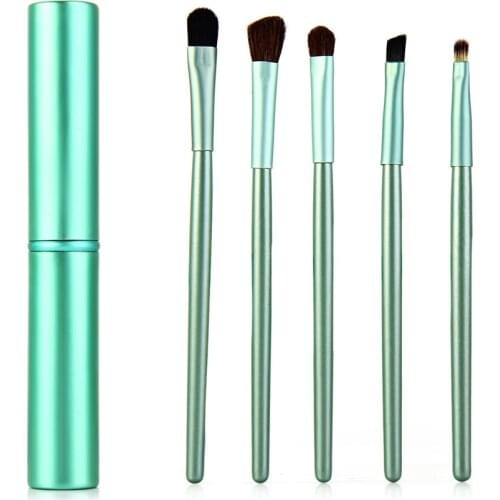 5pcs/Set Eyeshadow Brush Set Professional Cosmetic Makeup Brushes for lip Eyebrow Eyeliner Blush Eyeshadow Brush