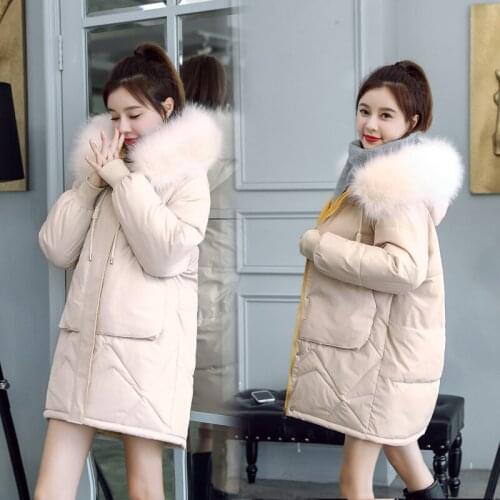 New winter warm coat women overcoat padded short female Slim hooded parker jackets womens thick cotton jacket clothing