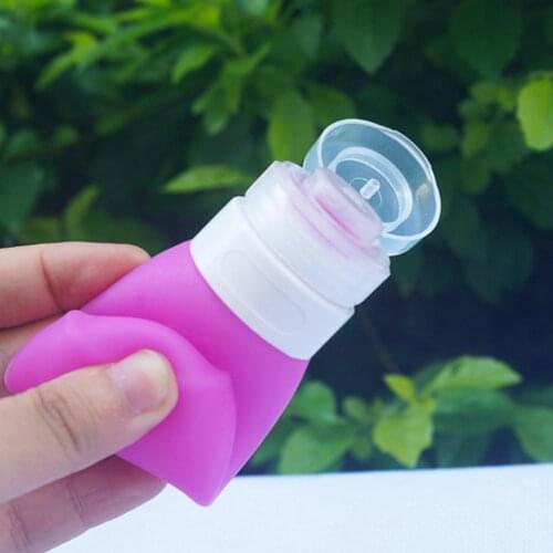 Portable Refillable Silicone Bottle Traveler Lotion Bath Shampoo Containers Reusable User-friendly And Pollution Free Bottle
