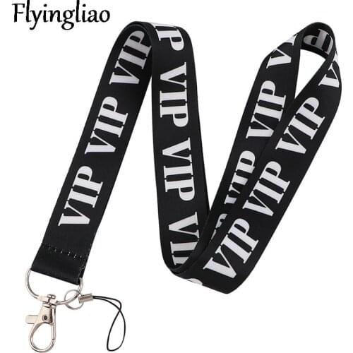 VIP Customers Lanyard for Keys Phone Cool Neck Strap Lanyard for Camera Whistle ID Badge Cute webbings ribbons Gifts