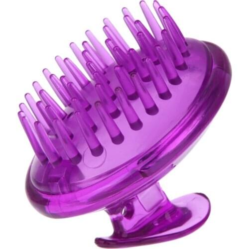 Silicone Shampoo Scalp Shower Body Washing Hair Massage Massager Brush Comb