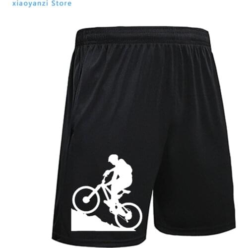 On a bicycle Mountain design summer Men Women Sports Shorts Set print Unisex Sweatpants casual Brand Fitness Pants OU-27-304
