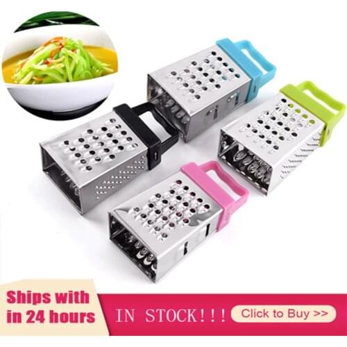Four-sided Grater Stainless Steel Planer Multifunctional Peel Cutter Fruit Garlic Cooking Kitchen Accessories Ginger Gadget
