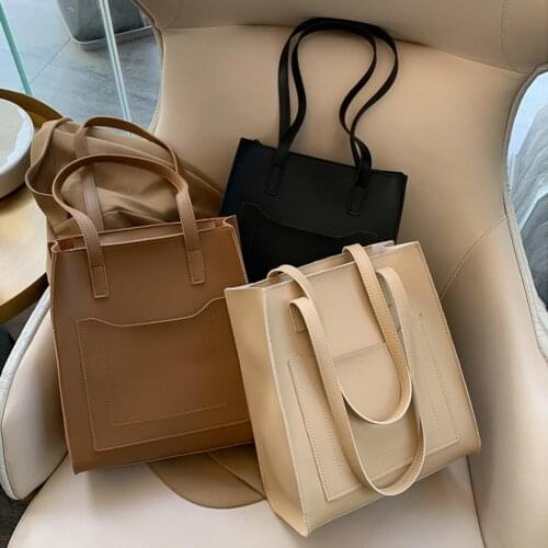 Japanese PU Bag Womens Handbag Summer Autumn 2021 Fashion Korean Style Crossbody Small Bag For Women Canvas Tote Bag