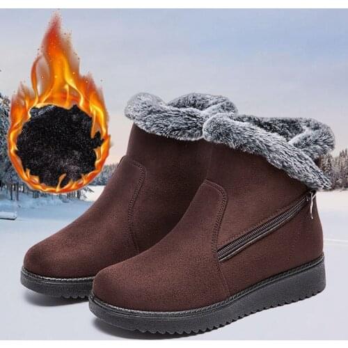 Women Boots 2020 Fashion Waterproof Snow Boots for Winter Shoes Women Casual Lightweight Ankle Botas Mujer Warm Winter Boots