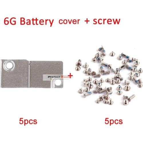 5set Battery Iron Fixed Metal Cover Plate Holder Bracket For iPhone 6G 6S Plus Full Screw Set