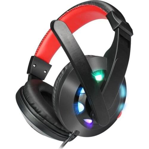 A65 Gaming Headphone 3.5mm Durable Wired Headset Stereo Deep Bass Over-Ear Earphone with Microphone