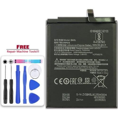 3070mAh for xiao mi BM3M Battery For Xiaomi 9 Se Mi9 SE Mi 9SE Mi9SE Bateria + Free tool