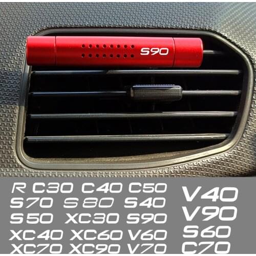 Car Aromatherapy FOR Volvo C50 C70 S40 S60 S70 S80 S90 V40 V50 V70 V90 XC90 Car Air Freshener Outlet Aromatherapy Clip Sticks