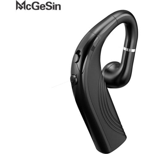 Wireless Bluetooth Headphone Bussiness Headset Waterproof Ear Hook Earbuds Sports Earphones With Mic Handsfree for Android IOS