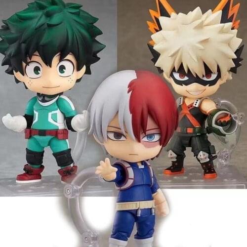 10CM My Hero Academia Midoriya Izuku Anime Figurine Katsumi Bakugo Boom Jelly Collectible Model Toy Action Figure Anime Decor