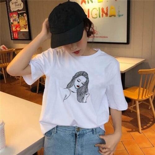Kawaii Girls 90s T Shirt Women Summer Short Sleeve Graphic Feminina T-shirt Casual Fashion Aesthetic Cute Female Top Clothing