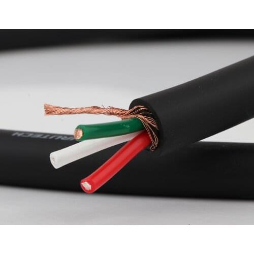 Hifi Power Cable Diy Amp Auido AC Power Cord OFC +Silver Plated Hybriad Conductor 314AG