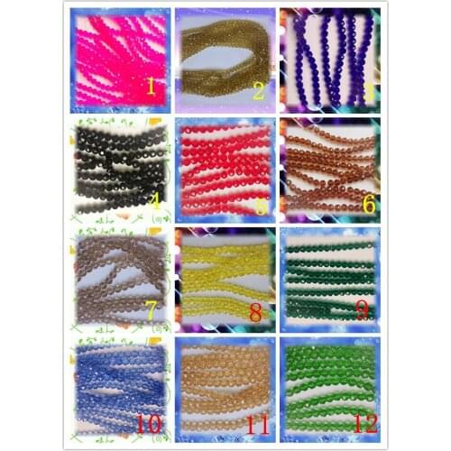 Chinese 6mm 1000pcs/bag Crystal Glass Ball Shaped Beads ,Jewelry Accessary Round Ball Wholesale& Retial