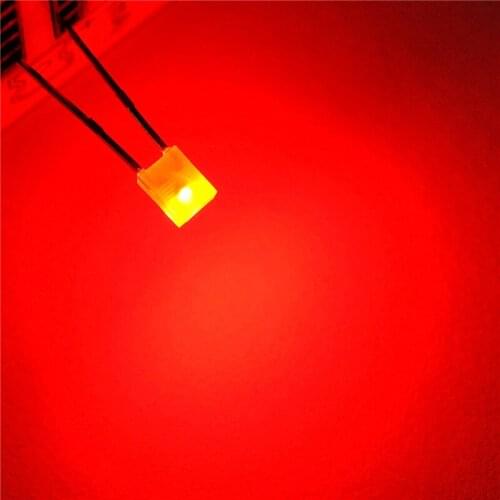 LED light-emitting diode square 2 * 3 * 4 red red (1000pcs)