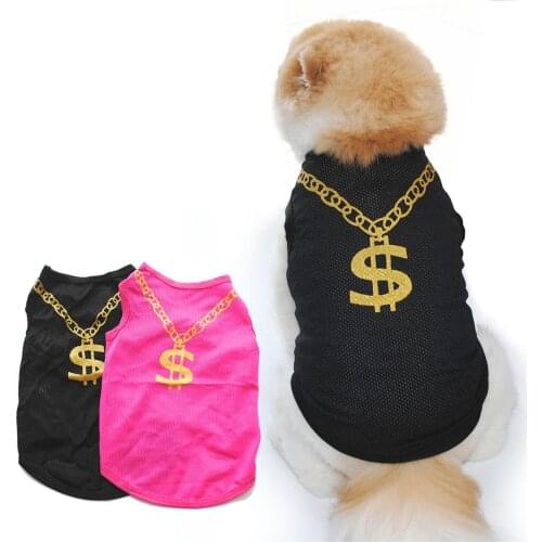 Summer Pet Dog T-Shirt Vest Clothes Puppy Apparels XS/S/M/L For Small Dog Cat Pet Cool Clothing Products Supplies